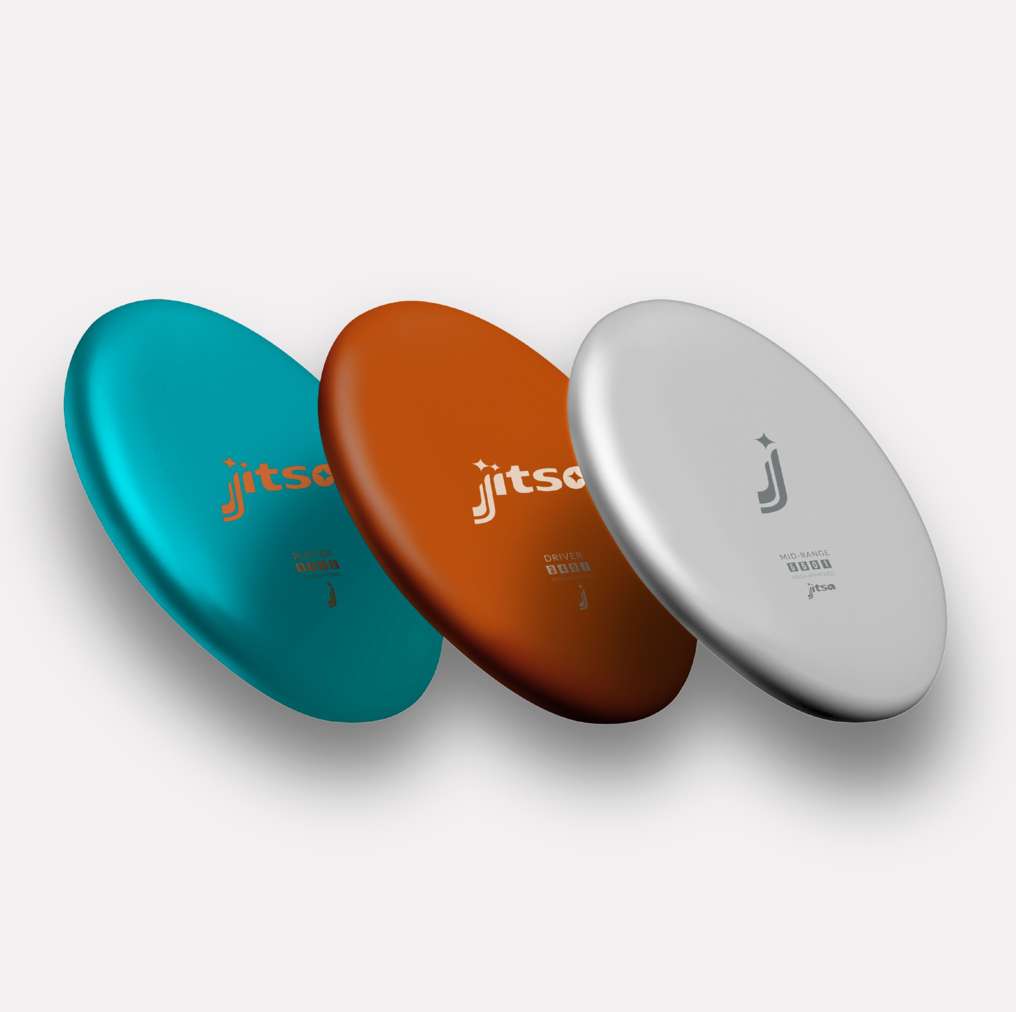 zestaw dysków disc golf zatwierdzonych przez PDGA