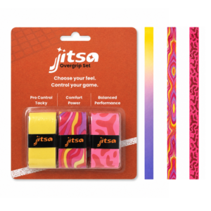 JITSA Overgrip Set – Kolorowe Owijki do Rakiet | 3 szt.